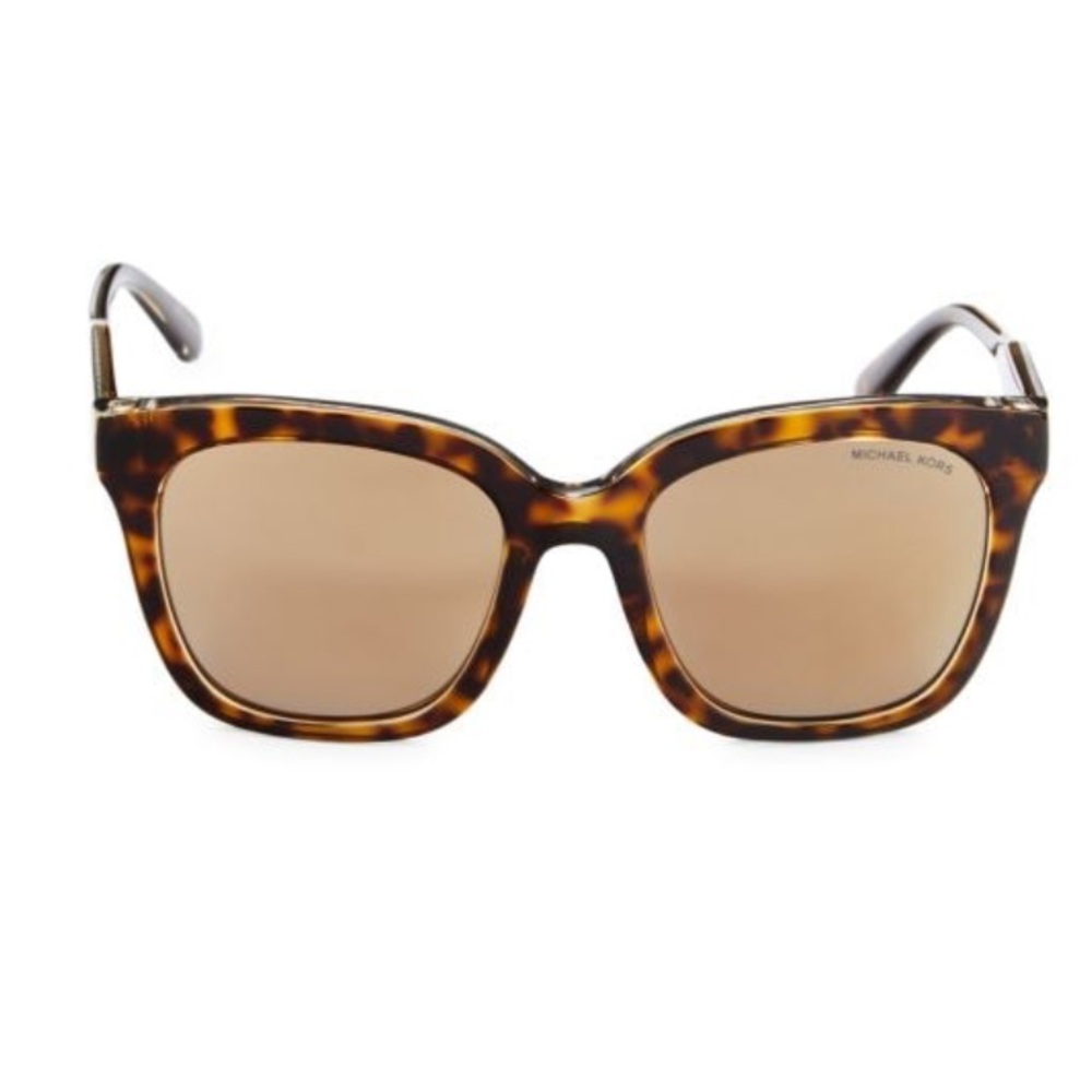 MICHAEL KORS tortoise shell square sunglasses with mirror lenses โจ๐ - Picture 3 of 10